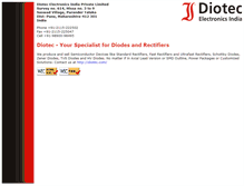 Tablet Screenshot of diotec.in